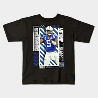 Anthony Richardson Paper Poster Version 10 Kids T-Shirt